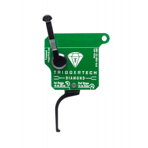 TriggerTech Rem 700 Diamond, Two-Stage, Right-Handed, No Bolt Release, Straight Flat Black, Trigger