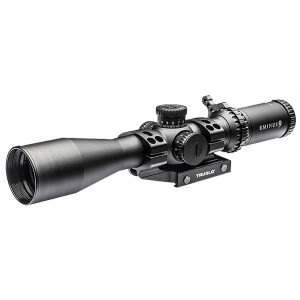 Truglo TG8541TLR Eminus 4-16x 44mm Obj 23.74-5.94 ft @ 100 yds FOV 30mm Tube Black Hardcoat Anodized Illuminated TacPlex