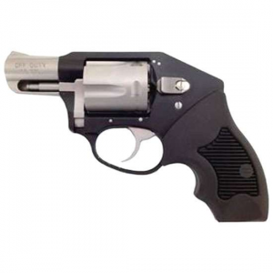 CHARTER Arms 53911 Off Duty 38 Special 5 Round 2 Matte Stainless Black Aluminum Black Rubber Grip