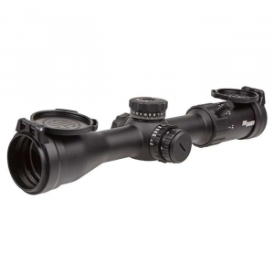 SIG SAUER WHISKEY4 SCOPE, 2.5-10X42MM, 30MM, SFP, QUADPLEX RETICLE, CAPPED 0.25 MOA ADJ, BLACK