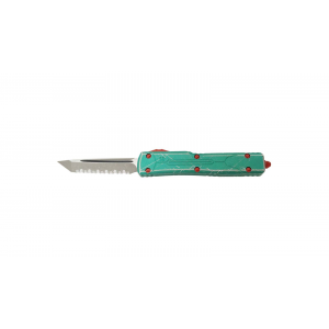 Microtech 149-12BH UTX-70 T/E Apocalyptic Full Serrated, Bounty Hunter OTF Automatic Knife