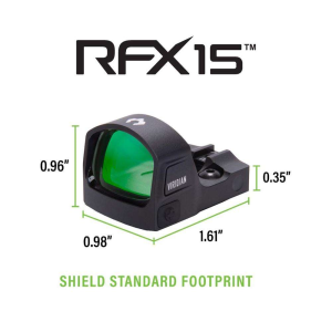 Viridian Viridian RFX15 Micro Green Dot Sight 1x17 FDE - $269.00 at BattleHawk Armory