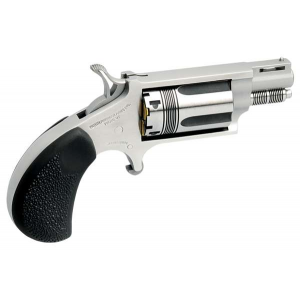 NAA 22msctw Wasp 22lr / 22 Mag 5rd 1.13 Stainless Steel, Black Pebbled Rubber Grip