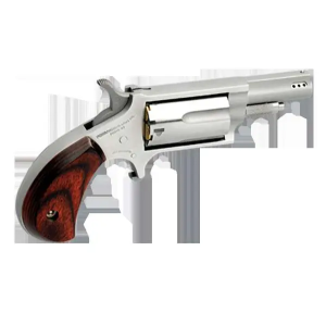 NAA 22MCP MiniRevolver  22 LR22 Mag 5rd 163 Stainless Steel Rosewood Birds Head Grip