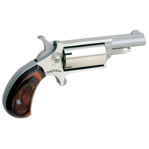 NAA 22MCB Companion  SAO 22 Cal #11 Percussion 1.63 5rd Stainless Steel Rosewood Bird's Head Grip