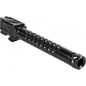 ZEV BBL17OPT5GTHDLC Optimized Match  9mm Luger 5.625 fits Glock 17 Gen5 Black DLC 416R Stainless Steel Dimpled/Threaded