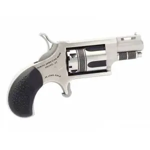 NAA 22LRTW Wasp 22 LR 5rd 1.13 Stainless Steel, Black Rubber Grip