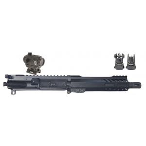 ATI Milsport 5.56x45mm 7.5 Bbl 1:7 Twist 7 Mlok Rail Complete Upper Receiver W/ Flip Sights, Bcg & Charging Handle W/ Cts-25 Red Dot 810113112221 810113112221