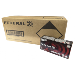 Bulk Federal American Eagle Luger CASE FMJ Ammo