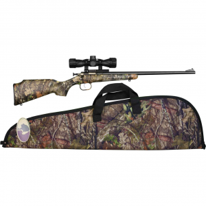 Crickett KSA2163BSC Crickett Package 22 LR 1 16.13 Blued Mossy Oak Break-Up Right Hand