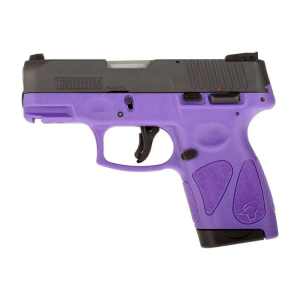 Taurus 1G2S931DP G2S 9mm Luger 326 71 Dark Purple Black Carbon Steel Dark Purple Polymer Grip