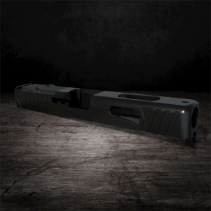 Rival Arms RA10G106A Precision Slide Doc Optic Cut fits Glock 17 Gen4 Black QPQ Case Hardened 17-4 Stainless Steel
