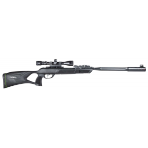 Gamo 611006335554 Swarm Fusion 10X Gen2 Break Open Gas Piston 22 Pellet 10rd Black Black All Weather Lightweight Thumbhole Stock