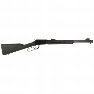 Rossi Rio Bravo Lever Action Rifle - Black | .22 WMR | 20 Barrel | 12rd | Synthetic Stock & Forend