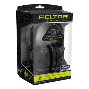 3M Peltor TAC500OTH Sport Tactical 500 Electronic 26 dB Black