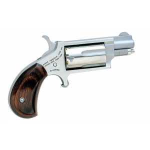 NAA 22msc Mini-revolver 22 Lr,22 Mag 5rd 1.13 Stainless Steel Rosewood Bird's Head Grip