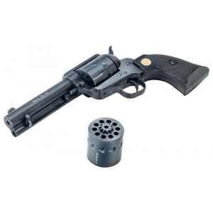 Chiappa Firearms CF340155D SAA 1873 Dual Cylinder 22 LR,22 Mag 10 Round 4.75 Blued Blued Steel Black Polymer
