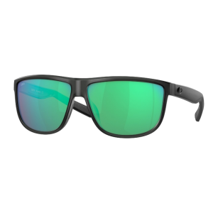 Costa Rincondo Matte Smoke Crystal Frame w/ Green Mirror Polarized Polycarbonate Lenses Sunglasses