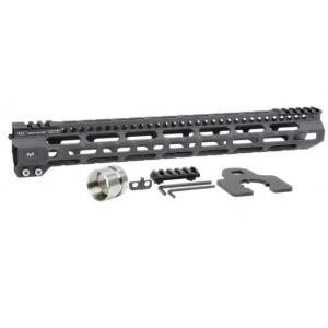 Midwest Industries MIULW15 Ultralight  AR-15 Black Hardcoat Anodized Aluminum/Polymer 15 Picatinny/M-LOK
