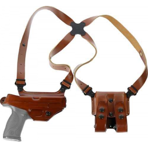 Galco MC472 Miami Classic Shoulder System S&W M&P 9/40 Steerhide Tan
