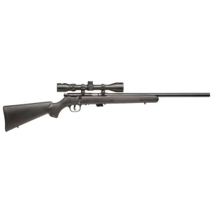 Savage 29200 Mark II FVXP with Scope 22 LR 5+1 21 Black Matte Blued Right Hand AccuTrigger