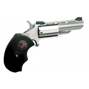 NAA BWM Black Widow  22 Mag 5rd 2 Stainless Steel, Black Oversized Rubber Grip Fixed Sights