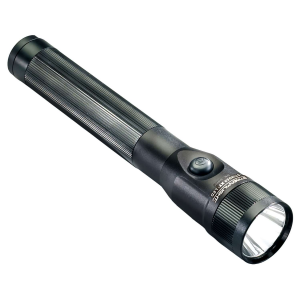 Streamlight 75813 Stinger DS 425/200/100 Lumens C4 LED Aluminum Black 3 Cell Sub-C NiMH 3.6V with 120V AC/12V DC Smart Charger