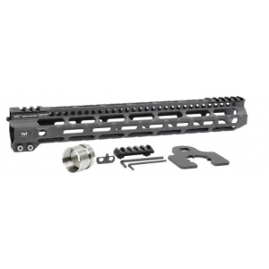 Midwest Industries MIULW14 Ultralight  AR-15 Black Hardcoat Anodized Aluminum/Polymer 14 Picatinny/M-LOK
