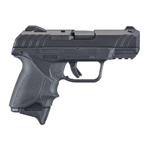 Ruger 3829 Security-9  9mm Luger 3.42 10+1 Blued, Black Hogue Beavertail Grip Sleeve