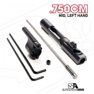 AR-15 ADJUSTABLE PISTON SYSTEM WITH CLAMP ON 0.750'' GAS BLOCK