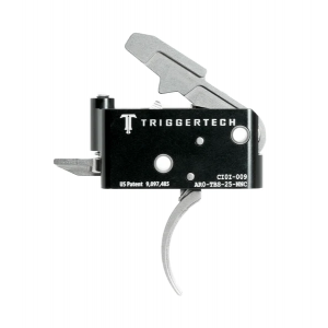 TriggerTech AR-15 Adaptable Trigger, Short Two Stage, Curved Stainless Trigger