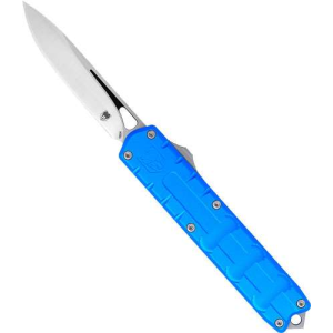 Cobratec Knives COBRATEC OTF ENFORCER BLUE 3.25 M390 DROP POINT - $119.89 at BattleHawk Armory