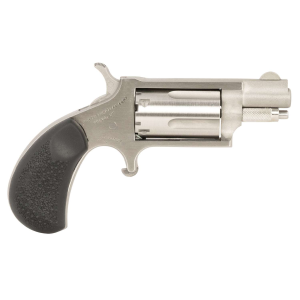 NAA 22MSGRCHSS MiniRevolver Carry Combo with Holster 22 Mag 5rd 113 Stainless Steel Black Rubber Grip