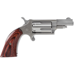 NAA 22MSGBG MiniRevolver  22 Mag 5rd 113 Stainless Steel Wood Boot Grip