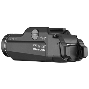 Streamlight 69464 TLR-9 Flex with High/Low Switch 1000 Lumens CR123A Lithium Battery Black Aluminum