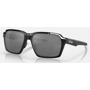 Oakley Parlay L Matte Black Frame Prizm Black Polarized Lenses Sunglasses