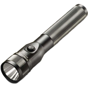 Streamlight 75713 Stinger LED 425/200/100 Lumens C4 LED Aluminum Black 3 Cell Sub-C NiCd 3.6V with  120V AC/12V DC Smart Charger