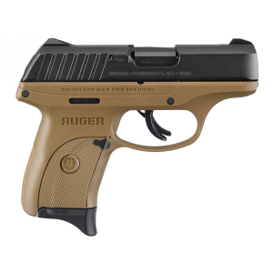 Ruger EC9s 9mm Luger 3.12 7 Round Flat Dark Earth Steel Slide Flat Pistol