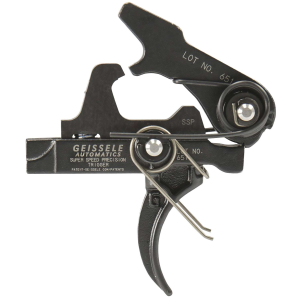 Geissele Automatics 05400 SSP  AR Platform Black Oxide Single-Stage Curved 3-3.75 lbs