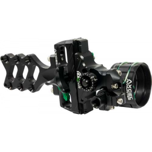 AXCEL BOW SIGHT ACCU HUNTER 41MM HOUSING .019 W/SCOPE BLK