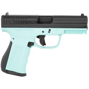 FMK G9C1G2TBSS 9C1 G2 9mm Luger 4 14+1 Black Carbon Steel Slide Cold Hammer Forged Barrel Blue Jay Frame with Black Interchangeable Backstraps