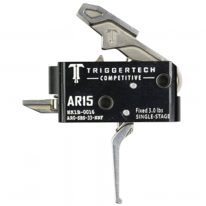 TriggerTech AR-15 Competitive, Single Stage, Flat Stainless, Trigger