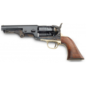 PIETTA Yas44 1851 Navy Yank Sheriff Sao 44 Cal Striker Fire 4.88 6rd Color Case Hardened Frame Blued Steel Barrel & Cylinder Walnut Grip