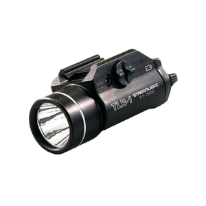 Streamlight 69110 TLR-1 Rail Mounted Flashlight LED 300 Lm CR123A (2) Alum Black