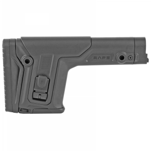 FAB Defense FX-RAPS RAPS Precision Buttstock with Adjustable Cheekrest Matte Black Synthetic