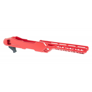 Timber Creek Outdoors ERC1022R Enforcer Rifle Chassis Red Aluminum Fits Ruger 10/22 Compatible w/ MSR Buffer Tubes