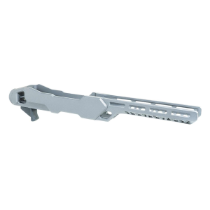Timber Creek Outdoors ERC1022T Enforcer Rifle Chassis Tungsten Aluminum Fits Ruger 10/22 Compatible w/ MSR Buffer Tubes