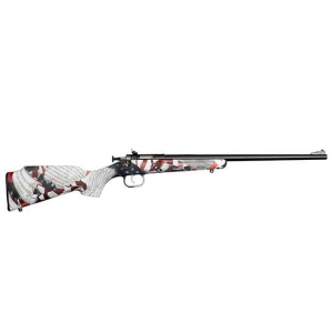 Crickett KSA2168 Crickett 22 LR 1 16.13 Blued American Flag w/Amendment Right Youth/Compact Hand