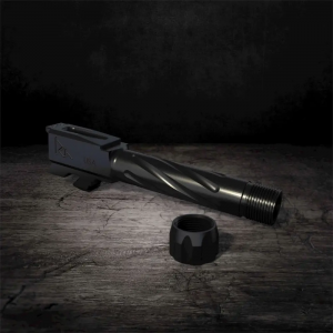 Rival Arms RA20G302A Threaded  fits Glock 43 416 Stainless Steel Black