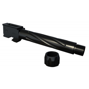 Rival Arms RA20G412A Threaded Conversion 9mm Luger Glock 22 Black PVD 416R Stainless Steel